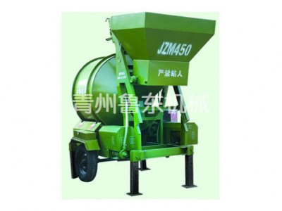 JZM450爬斗上料搅拌机