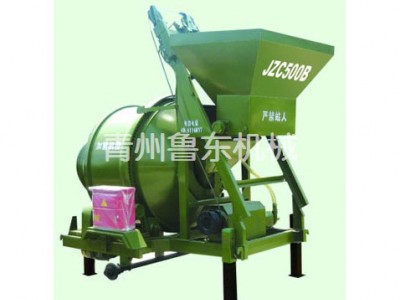 JZC500B爬斗上料搅拌机