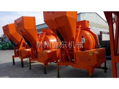 JZR350全柴油机液压油缸上料搅拌机